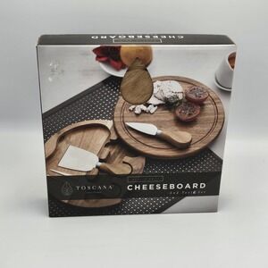 Toscana Cheese Board And Tools‎ Set New, Wooden, Entertainment, Hostess